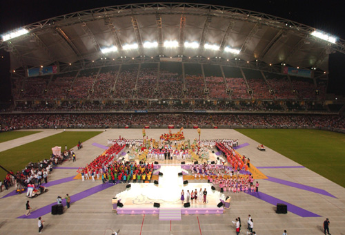 香港大球場是舉行大型活動的理想場地。