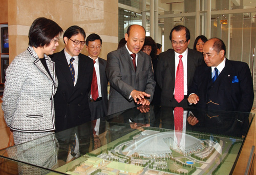The 2009 EAG Planning Committee visiting Macau where the 2005 Games will be held.