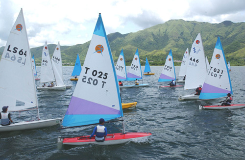 Sailing is becoming an increasingly popular sport at LCSD water sports centres.