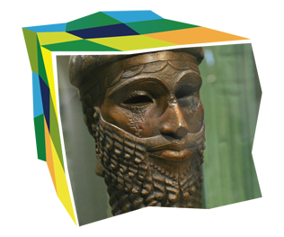「探本溯源：美索不達米亞古文明展」其中一件雕塑展品。