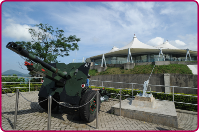 香港海防博物馆展示本港六百年的海防历史。