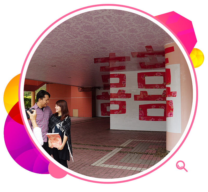 This artwork at the Sha Tin Town Hall, part of the Art@Government Buildings project, has become a favourite spot for newly married couples to take photos.