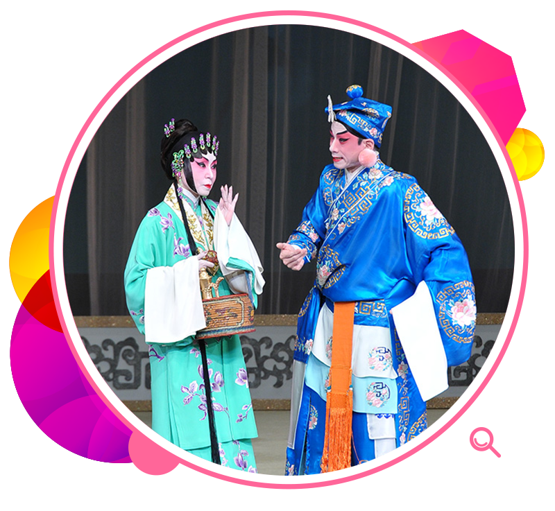 A scene from the new Cantonese opera <i>Investigation to Redress a Wrong</i>.