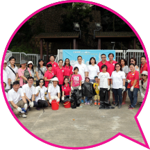 The departmental Volunteer Team joined a clean-up operation at Lido Beach in support of the Keep Clean 2015@Hong Kong: Our Home Campaign. 