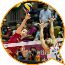The FIVB Volleyball World Grand Prix took place in Hong Kong in July 2015.