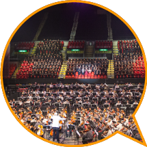 亞洲青年管弦樂團—「與港同賀廿五載」於二零一五年八月舉行。