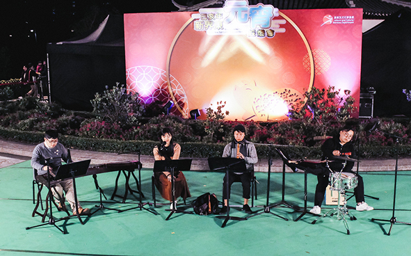 Poetry and Music by The Gong Strikes One at New Territories East Lunar New Year Lantern Carnival