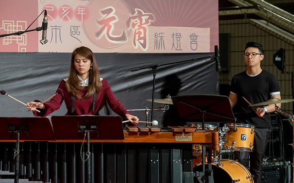 Percussion Duo by R/E Mix Percussion Duo at Urban Lunar New Year Lantern Carnival Youth Night