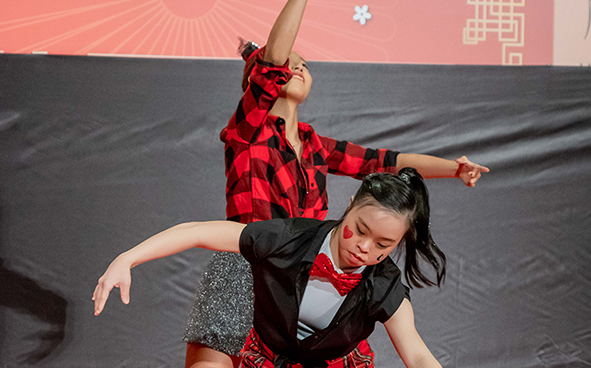 Dance Performance by Angel Yam & Christine Lau at Urban Lunar New Year Lantern Carnival Youth Night