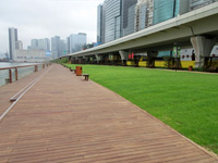 1000-meter long seaside boardwalk