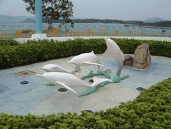 中華白海豚雕塑 2