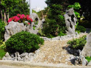 Rock Garden - A typical Chinese landscape setting with rocks and boulders as the theme to recapture the beauty of nature.