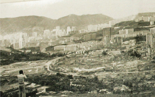 Panorama of Tsuen Wan in 1979