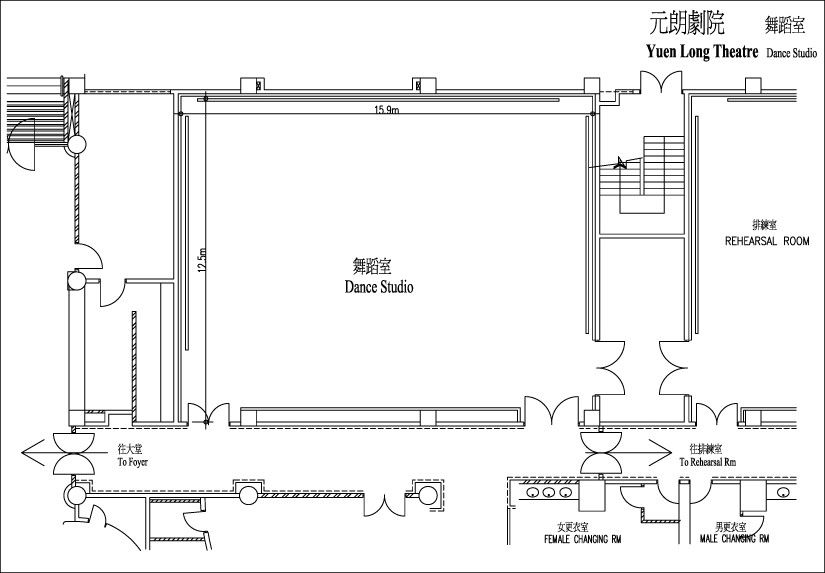 Yuen Long Theatre Facilities & Services Dance Studio