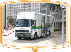 The mobile library service of the department is to supplement services provided by district libraries in densely populated areas and to extend library services to newly developed and remote areas without static libraries of their own.