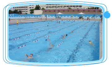 在 游 泳 池 採 用 臭 氧 消 毒 系 統 和 鹹 水 系 統 是 本 署 的 環 保 措 施 之 一 。