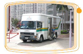 The mobile library service of the department is to supplement services provided by district libraries in densely populated areas and to extend library services to newly developed and remote areas without static libraries of their own.