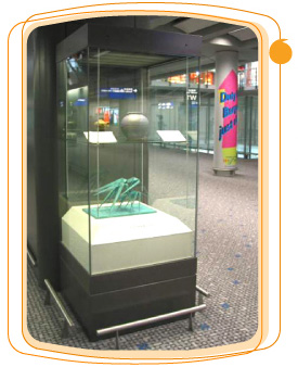 在 香 港 國 際 機 場 舉 行 的 「 香 港 文 物 覽 勝 」 展 覽 。