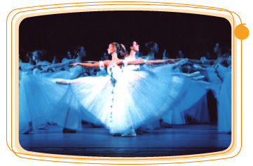 Performance by Kirov Ballet of the Marinsky Theatre.