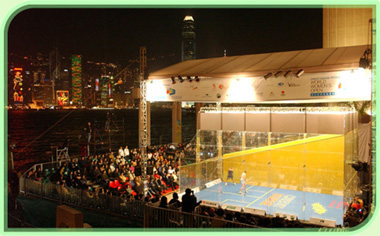 A magnificent setting for the 2003 World Women's Open Squash championships.