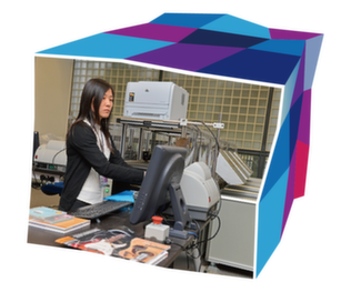 Book sorter systems in operation at  Ping Shan Tin Shui Wai Public Library.