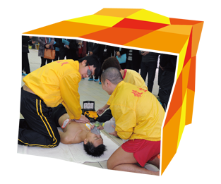 Automated external defibrillators are helping save lives at the department’s sports facilities and cultural venues.