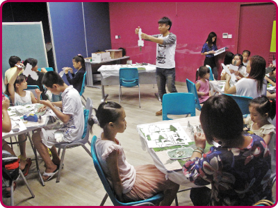 Museum staff conducted outreach workshops under the Caring for the Community Scheme.
