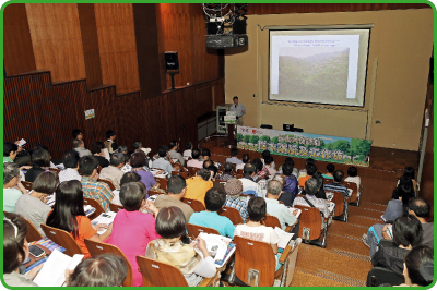 Seminars and workshops were organised to raise Green Ambassadors' knowledge of tree management.