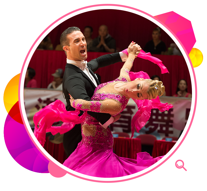 A dance performance at the 7th Hong Kong Dancesport Festival - WDSF Grandslam Hong Kong 2014.