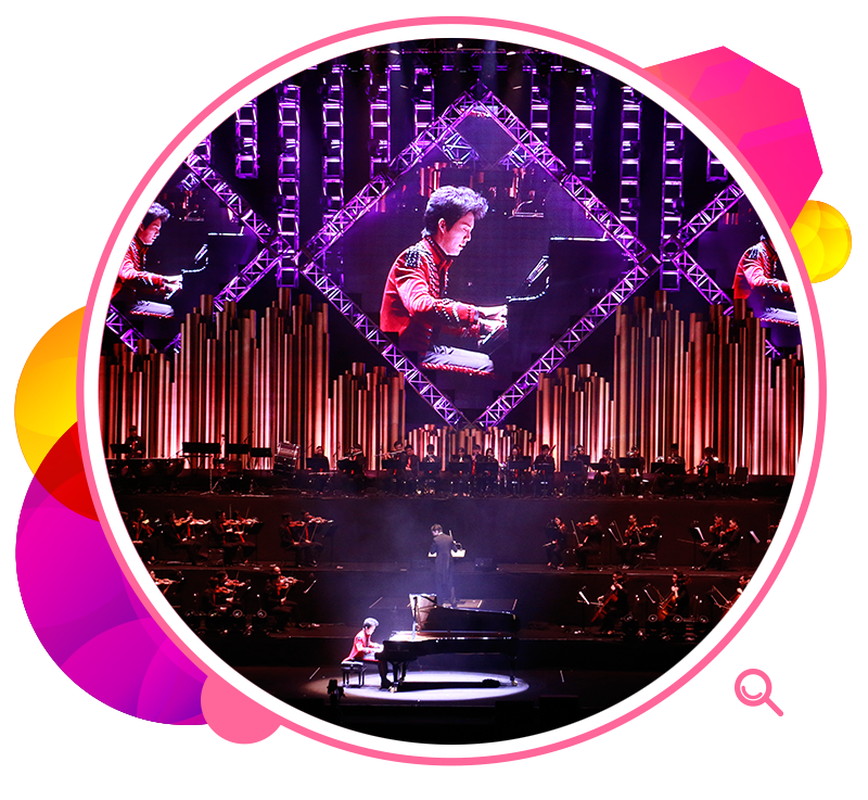 The Yundi Li Emperor Fantasy World Tour was held at the Hong Kong Coliseum in December 2014.