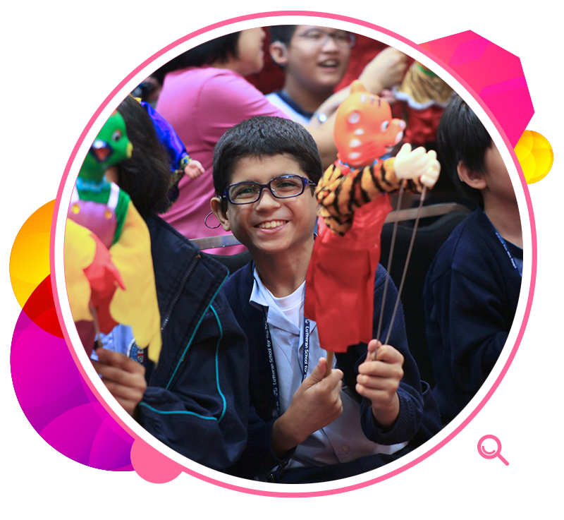 A puppet performance and workshop for students organised under the School Culture Day Scheme.