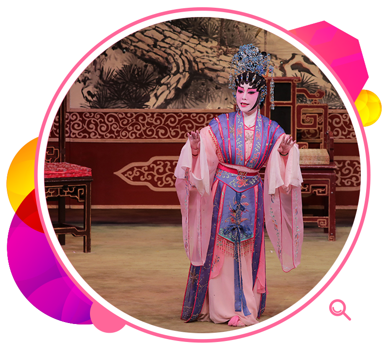 A scene from the new Cantonese opera <i>A Heroic Woman of the Ming Dynasty</i>.