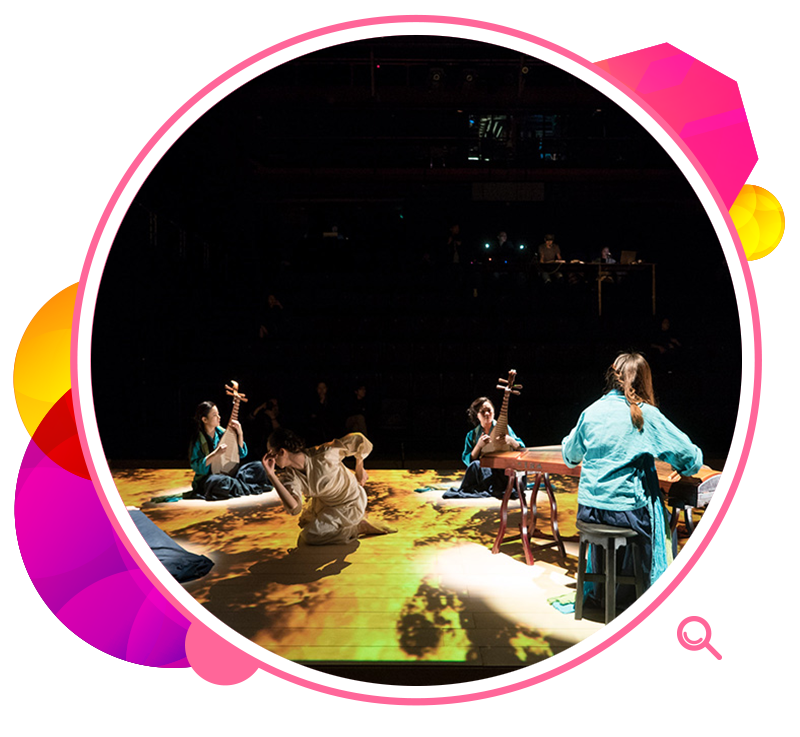 The multidisciplinary performance  <i>When Petals Fall in Serenity</i> was premiered at the Hong Kong Cultural Centre.