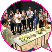 Managers from the Cultural Services Branch at a workshop designed to broaden their perspectives and encourage innovation and creative thinking.