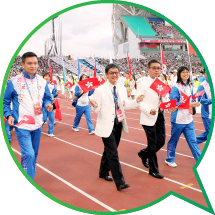 The HKSAR Delegation attended the opening ceremony of the 1st National Youth Games. 