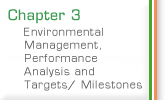 Chapter 3 - Environmental Management, Performance Analysis and Targets/Milestones