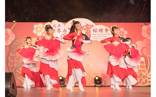 新界西元宵綵燈會：香港東涌舞蹈團 - 中國舞 