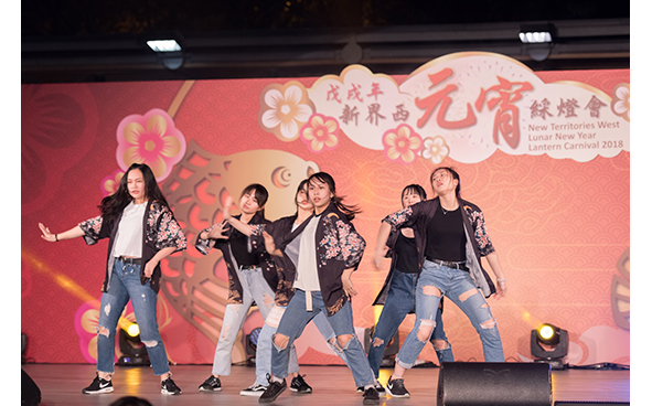 新界西元宵綵燈會青年之夜：香港聖公會東涌綜合服務 OOps - 街舞