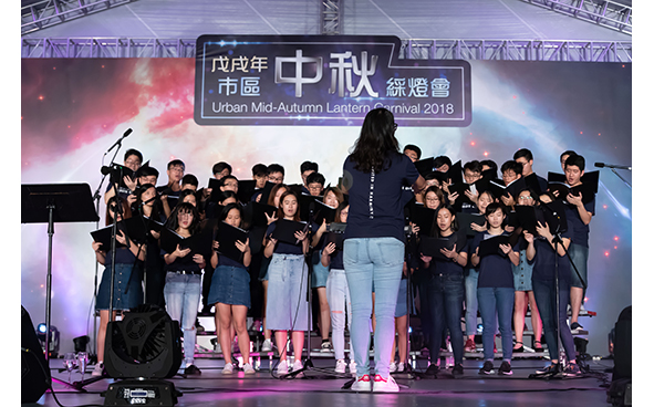 巿區中秋綵燈會 - 香港大學學生會合唱團