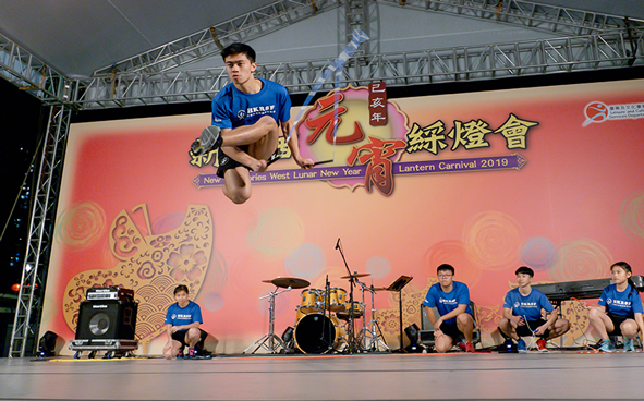 新界西元宵綵燈會青年之夜：花式跳繩 — 中國香港跳繩體育聯會