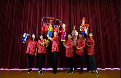 中国传统木偶表演 飞鹏木偶团 