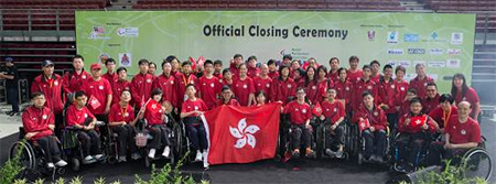 Hong Kong Delegation in Opening Ceremony