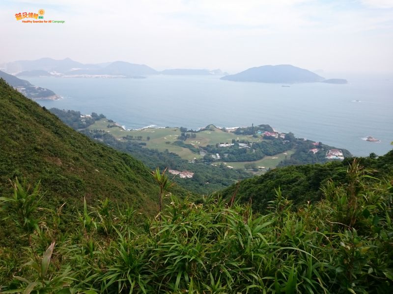 A distant view of Clear Water Bay Penisula and Tung Lung Island