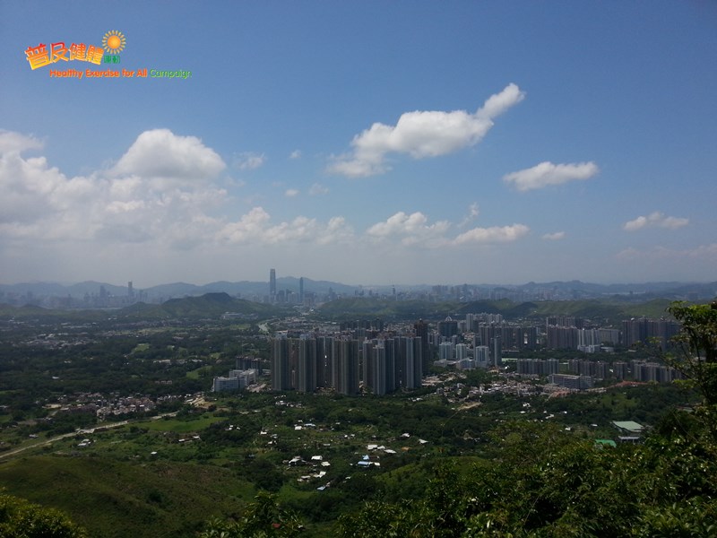Looking towards Sheung Shui and Shenzhen