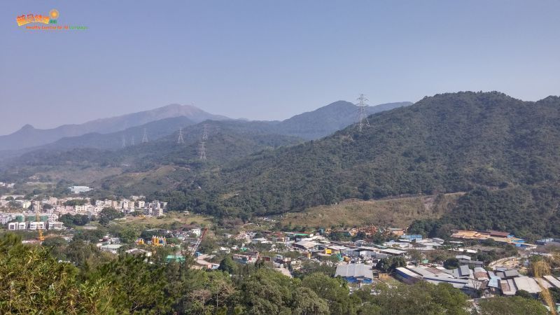 眺望大帽山及觀音山