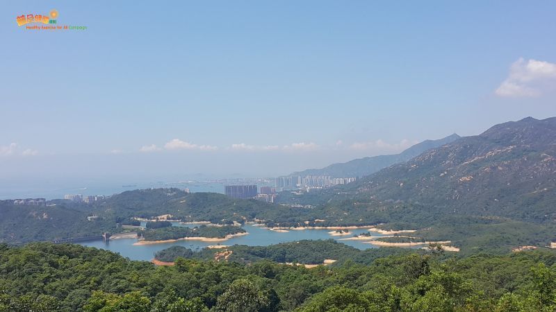 眺望大欖涌水塘及黃金海岸