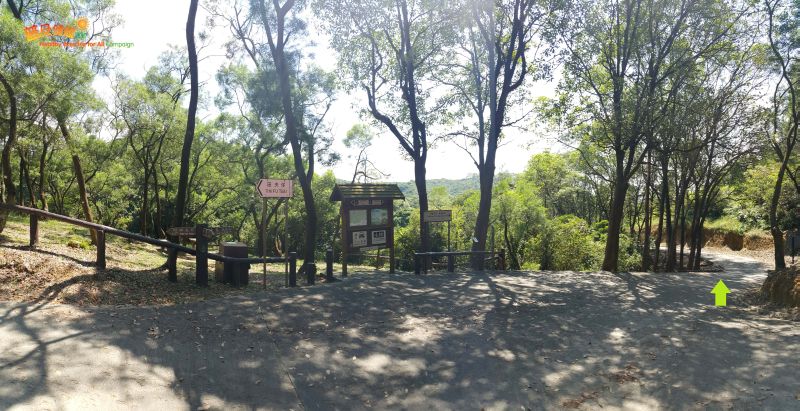 靠右沿青龍頭方向前進