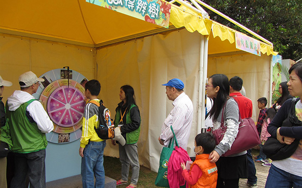 Green Promotional Games Stalls