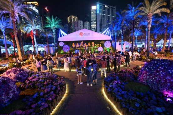 Hong Kong Flower Show Three-dimensional Floral Wall