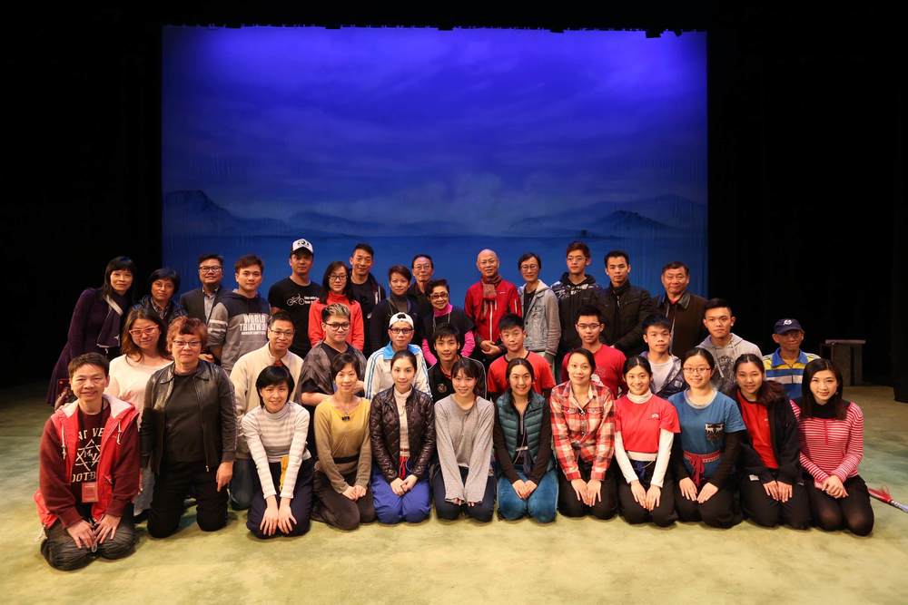 粵劇名伶白雪仙女士參觀新翼並鼓勵粵劇新秀演員 (攝於2015年2月16日)